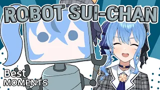 A robot Suisei took over her own radio show for an entire episode