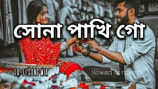 সোনা পাখি গো 🥰 || 𝚂𝚘𝚗𝚊 𝙿𝚊𝚔𝚑𝚒 𝚐𝚘|| Lo-fi song mix[ slowed & reverb ]#lofimusic#trending#sadsong#viral