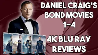 Daniel Craig's James Bond Movies 1-4 - 4K Blu Ray Reviews