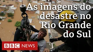 Inundações no Rio Grande do Sul: o antes e depois da destruição pelas chuvas