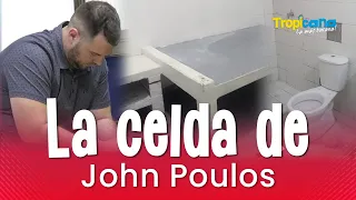 Fotos de la celda de John Poulos, acusado de asesinar a la joven Dj Valentina Trespalacios