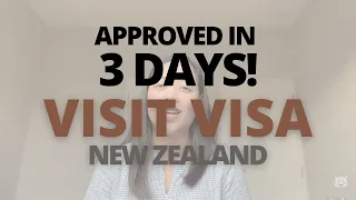 DIY Visitor Visa 3 days approval! | Pinoy in New Zealand