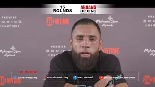 Luis Nery Post Fight Media Conference after Alameda win