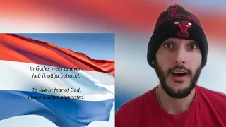 Dutch National Anthem - "Het Wilhelmus" (NL/EN) || AMERICAN REACTS