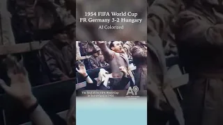 1954 FIFA WORLD CUP FINAL | FR Germany 3-2 Hungary [ #shorts  AI Colorized | Enhanced 60fps ]