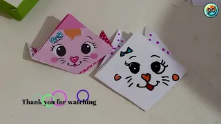 How To Make A Cute Cat With Craft Paper I Best Home Activities