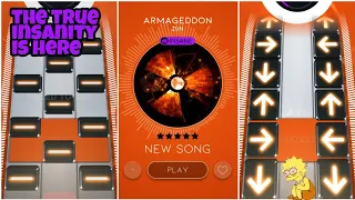 I created the true insanity "Armageddon" | Violent beatstar custom song gameplay
