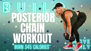 43 Minute Posterior Chain Workout | Strength Workout at Home