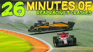 26 Minutes Of Real Racing 3 Crashes #4