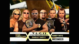 Story of The Dudley Boyz vs. Edge & Christian vs. The Hardy Boyz | WrestleMania 17