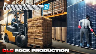 Robot nettoyeurs de panneaux solaires, entrepôts et hangars découverte du DLC Production ! (FS22)