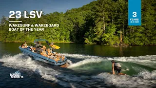 Malibu Wakesetter 23 LSV Voted 2022 Wakesurfing & Wakeboarding Boat of the Year!