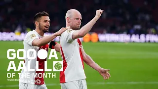 GOAL OF THE MONTH APRIL • Brobbey, Voute, Ihattaren, Tadic & Klaassen