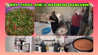 #60fps ✅ KÖY YUFKA 🌯 EMEĞİNİN HAZİRLANIŞI 🧿 SEVİLİ VE HÜMEYRAYI ZORLU BİR GECE  BEKLİYOR 🌯 #2023