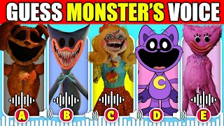 IMPOSSIBLE 🔊 Guess the Monster's Voice | Poppy Playtime Chapter 3 and Smiling Critters | Catnap