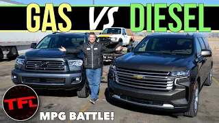 Diesel vs Gas Tow Off: The Legendary Chevy Suburban Takes on the Toyota Sequoia!