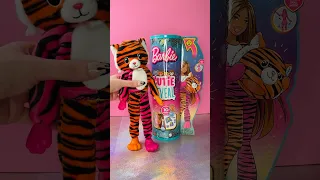 [ASMR] barbie cutie reveal unboxing 🐯🐾🧡 jungle series #asmr #unboxing #barbie #shorts