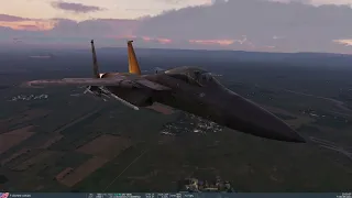 DCS -  F-15 Strike Eagle cinematic dogfight