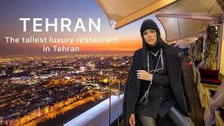 IRAN TEHRAN-Sky lounge . The tallest luxury Restaurant in tehran مرتفع ترین رستوران لوکس تهران