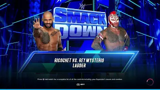 WWE 2K23 Ricochet Vs Rey Mysterio