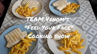 Team Venom's Feed Your Face Cooking Show Episode One: Sausage Burger Pocket Cook-along (with Recipe)