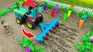 🔥 Top diy tractor making mini latest technology plough | Diy plant and Harvest carrots