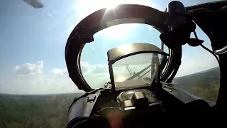 Russian Mi-35M attack helicopter obliterates Ukrainian stronghold in Krasny Liman direction