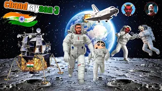 Franklin and Shinchan Going Chandrayaan 3 Space For Save Indian in GTA 5 | (Part 1)