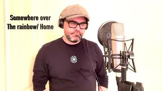 Geordie Dad sings ... Somewhere Over the Rainbow/Home Mash up .... Jeremy Jordan Cover