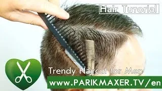 Trendy Haircut for men parikmaxer tv english version