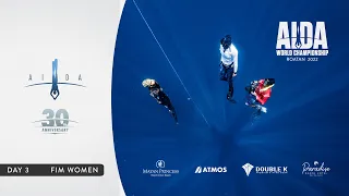 FIM Women - Day 3 - AIDA Depth World Championship Roatan 2022