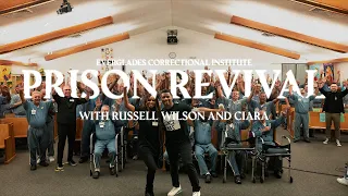 Prison worship Revival with Russell Wilson and Ciara