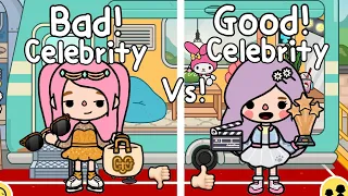 Good Celebrity Vs Bad Celebrity😎💅🏻💋Toca Life World🌎ดาราดี Vsดาราไม่ดี Toca Boca Toca Story Sad Story