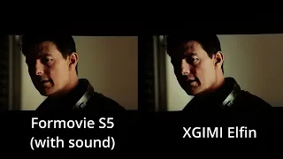 Formovie S5 vs XGIMI Elfin 1080p demo video/audio/HDR