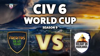 🔴 Civ6 | CWC Season 9 | Holiday on Highlands vs Freritos de la Vega