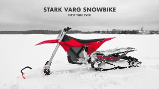 Stark Varg Snowbike Test | Разоблачение дикого электро сноубайка!