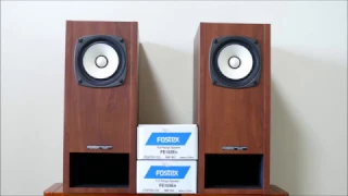 Fostex FE103En フルレンジスピーカー & 純正 バックロードホン ♪ classic piano for fullrange speakers