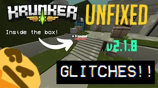 Unfixed Glitches In Krunker Undergrowth and Lostworld! - Krunker Version 2.1.8 Glitches