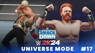 WWE 2K24 UNIVERSE MODE PL #17 - Powrót Romana Reignsa na SmackDown? Co raz bliżej Money In The Bank