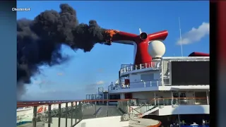 Carnival cancels cruises after ship catches fire in bad weather