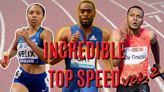 Sprinters With Incredible Top Speed/Speed Endurance • Part 2 - Sprinting Montage