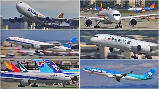 PLANE SPOTTING AT LAX [4K VIDEO]