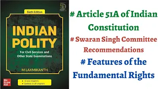 (V42) (Fundamental Duties Features, Swaran Singh Committee Recommendations) Polity by M. Laxmikanth