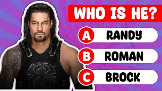 Only True Fans Can Guess WWE Superstars | WWE Quiz Challenge