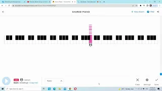 close to making rush b (Chrome Music Lab - Shared Piano)