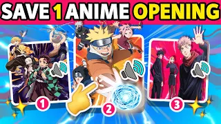 🎶ANIME OPENING QUIZ🔥 Save only one. Which is your favourite? 🤔Most popular anime 👑