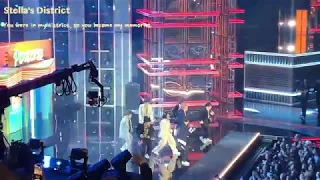 BTS Billboard Music Awards Boy with Luv Stage Setup/Performance/Removing Stage Props-190501