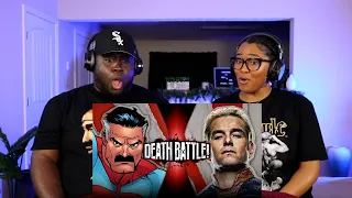 Kidd and Cee Reacts To Omni-Man VS Homelander (Invincible VS The Boys) | DEATH BATTLE!