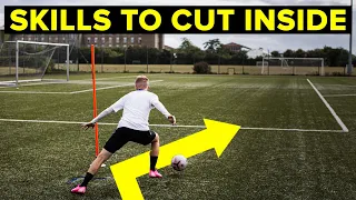 BEST SKILLS TO CUT INSIDE from the wing | Learn football skills