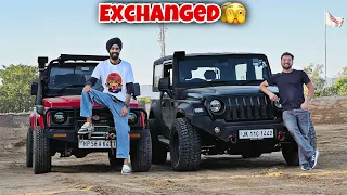 Exchanging my Thar with @jattprabhjot Gypsy | Extreme off-road testing failed